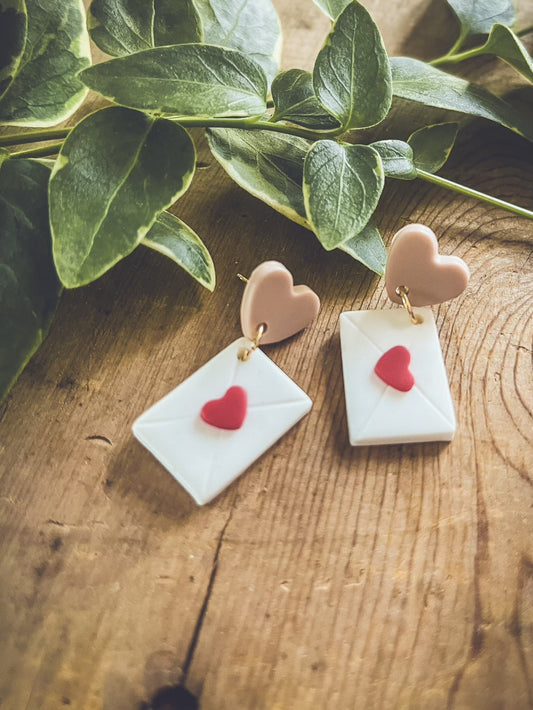 Adorable Love Letter Earrings