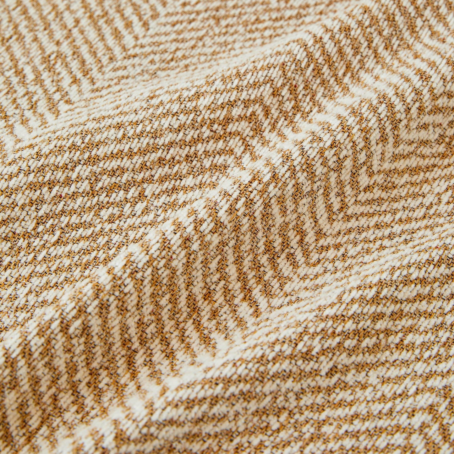 Reversible Herringbone Sofa Cover, 2-in-1 Classic British Throw Blanket for Couch