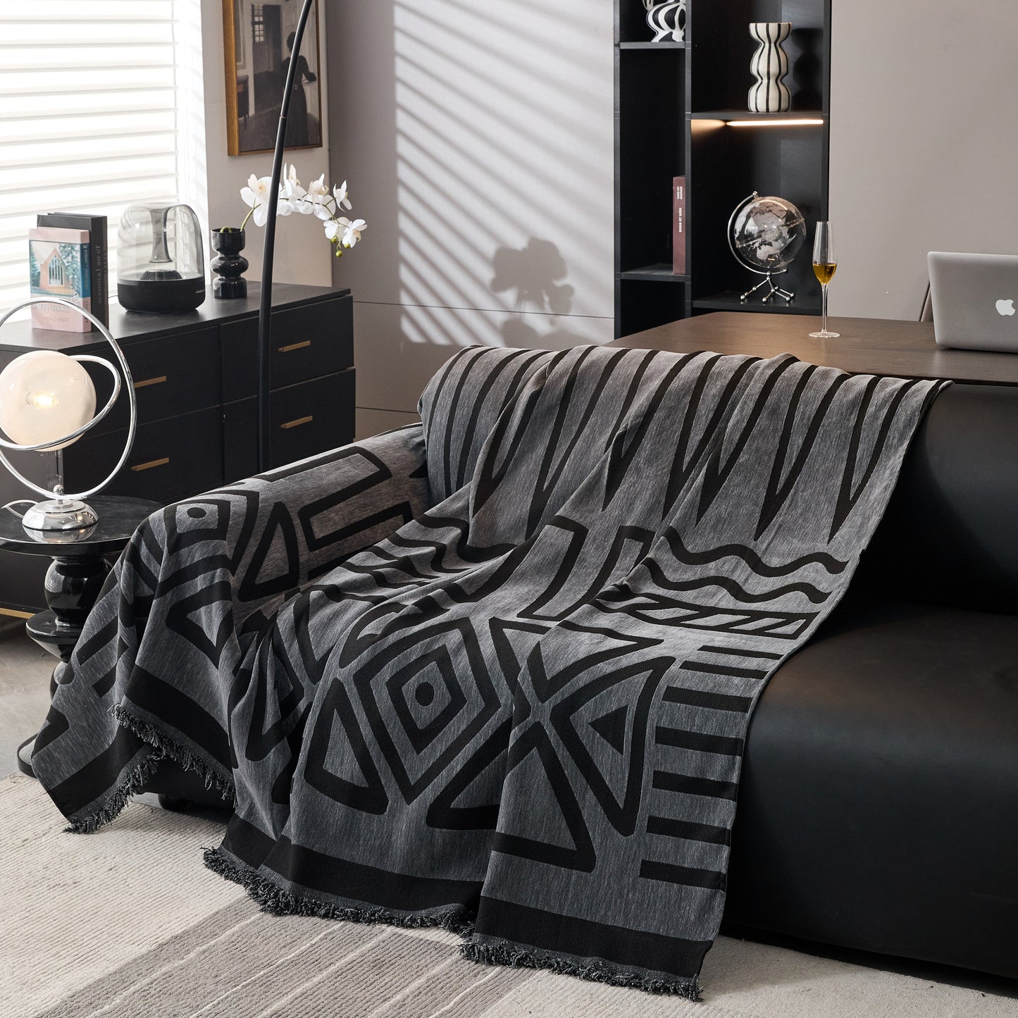 Boho Chenille Sofa Throw Covers Sectional Sofa Couch Cover Sofa Protector Covers