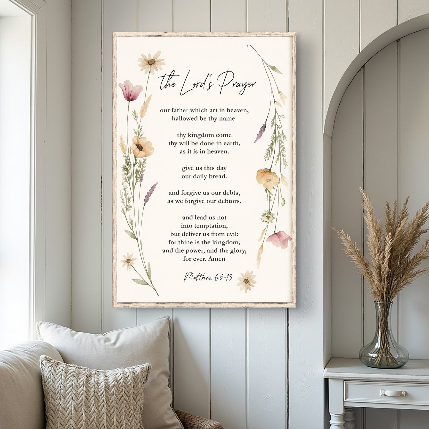 The Lord's Prayer Faith Sign IV