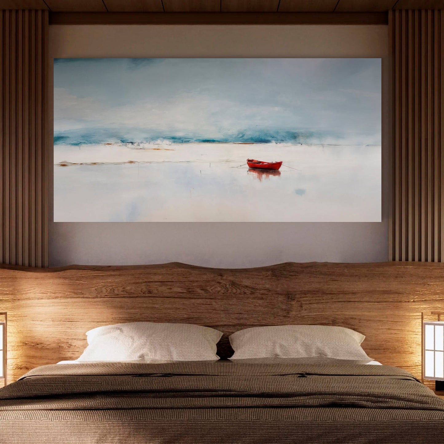 Misty Morning Abstract Wall Art