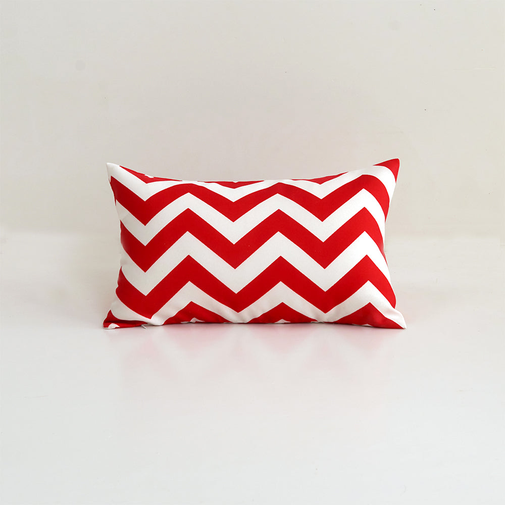 Stripes/Waving Outdoor Waterproof Pillow (With or Without Inserts)