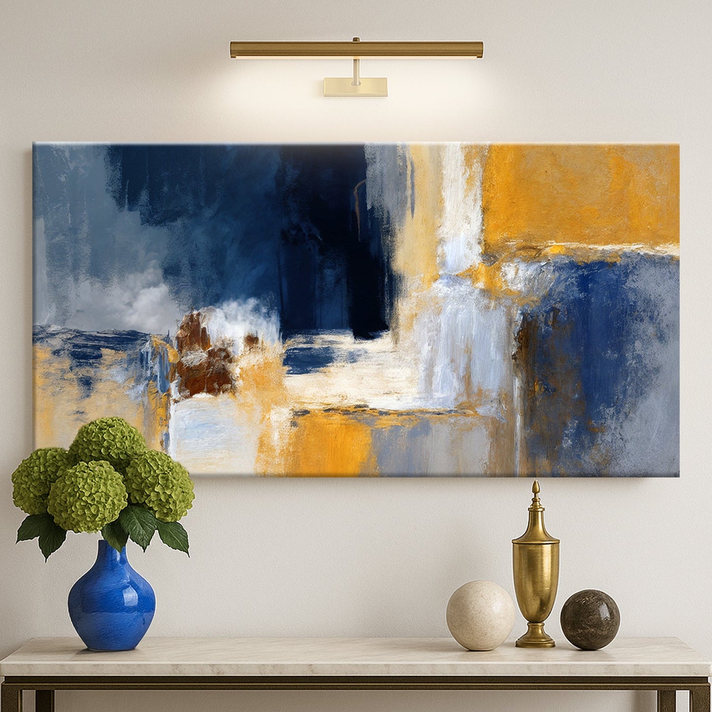 Abstract Geometric Lines Wall Art IV