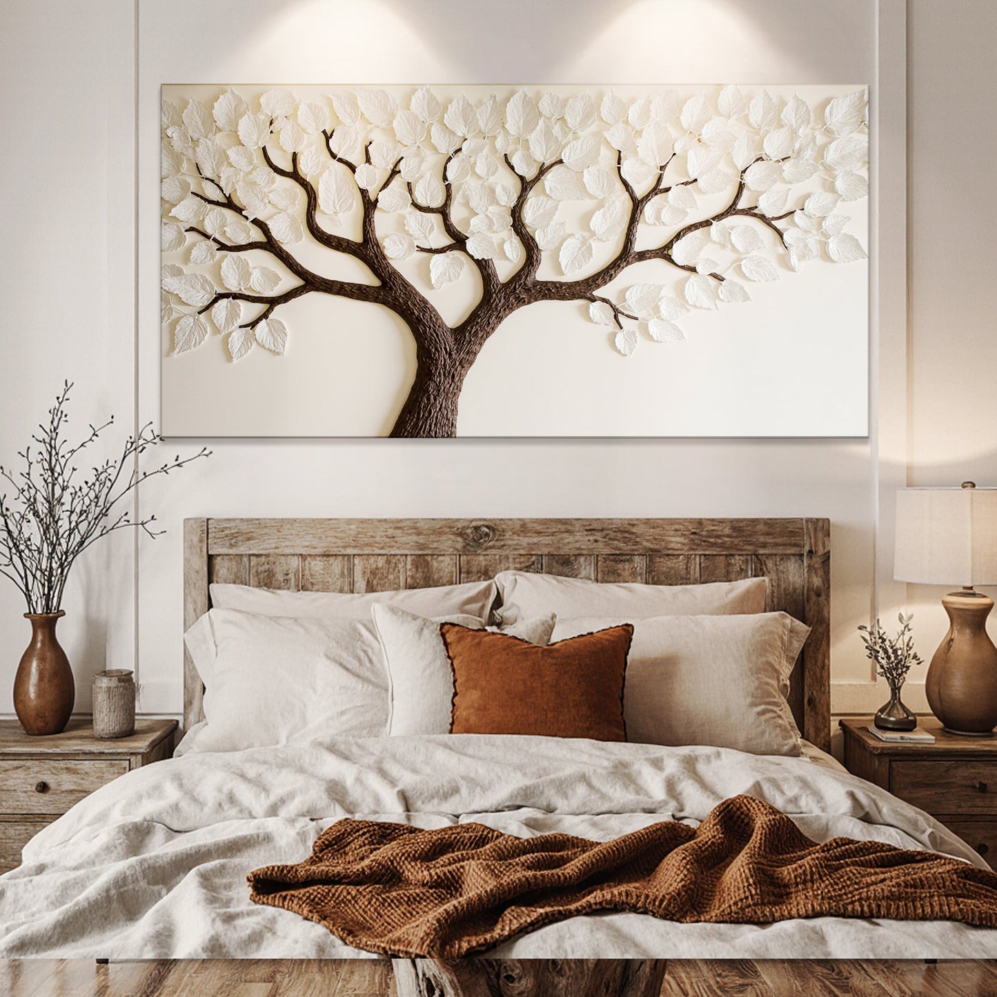 Ivory Canopy Tree Wall Art