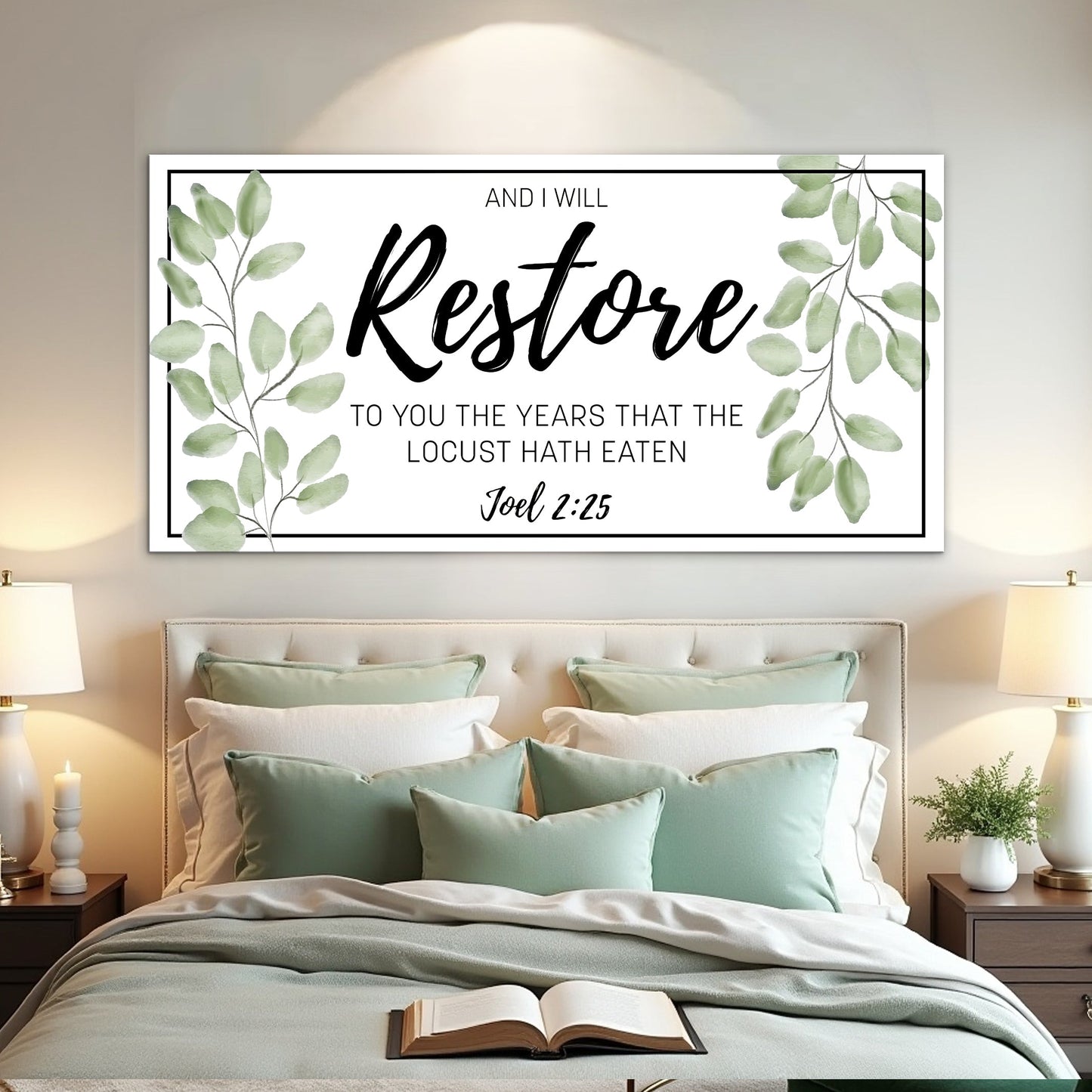 And I Will Restore To You - Joel 2:25 Faith Sign II