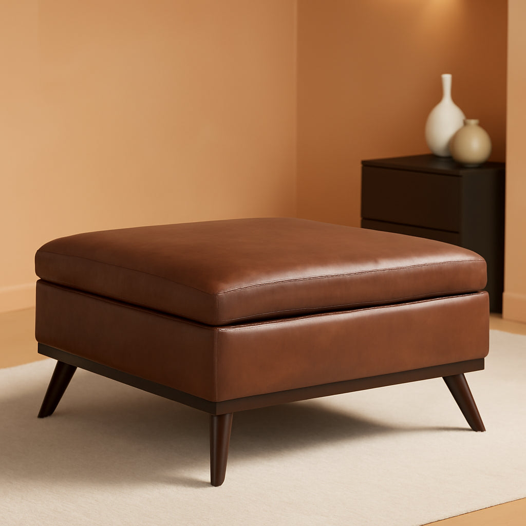 Owen 36Inches Wide Mid Century Storage Coffee Table