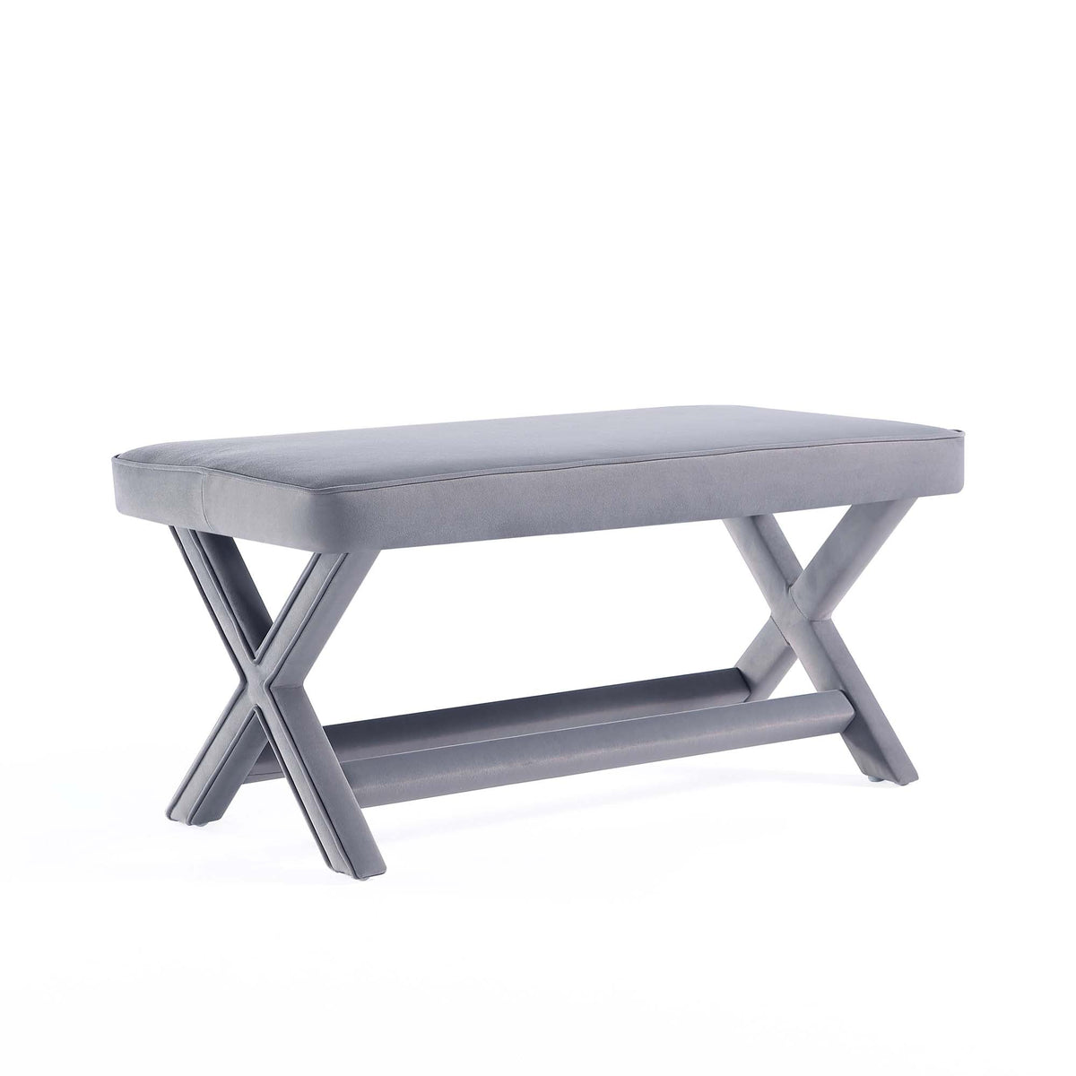 Abigail Upholstered Velvet Accent Bench