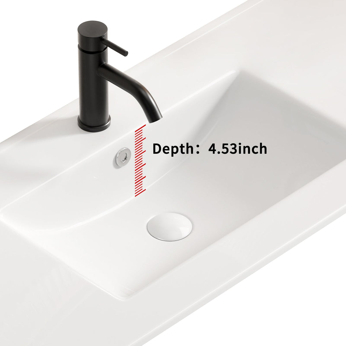 Ceramic Bathroom Sink – Thin Edge Vanity Basin