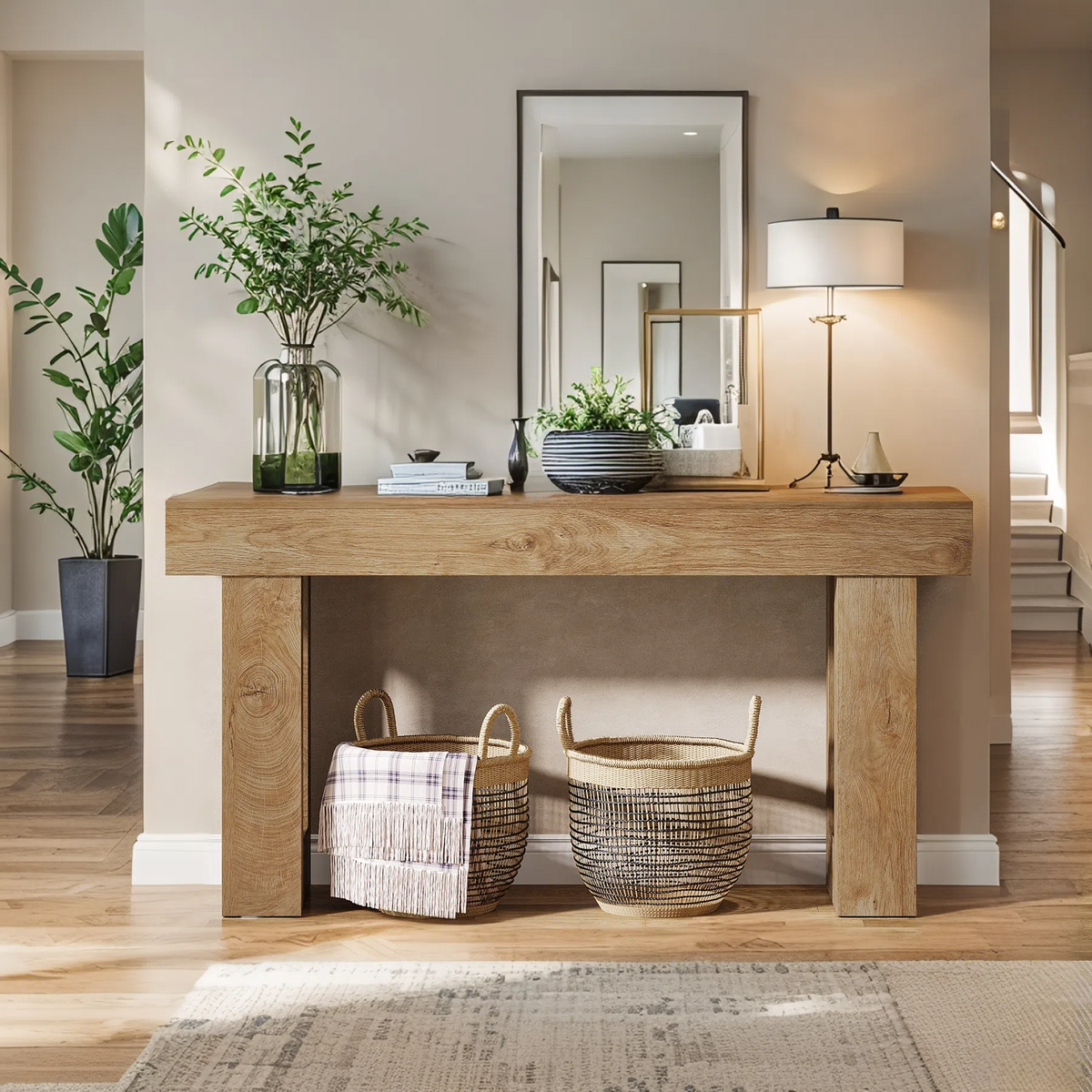 63" Farmhouse Console Table