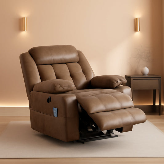 Tall Man Lift Recliner With Massage For Extended Comfort