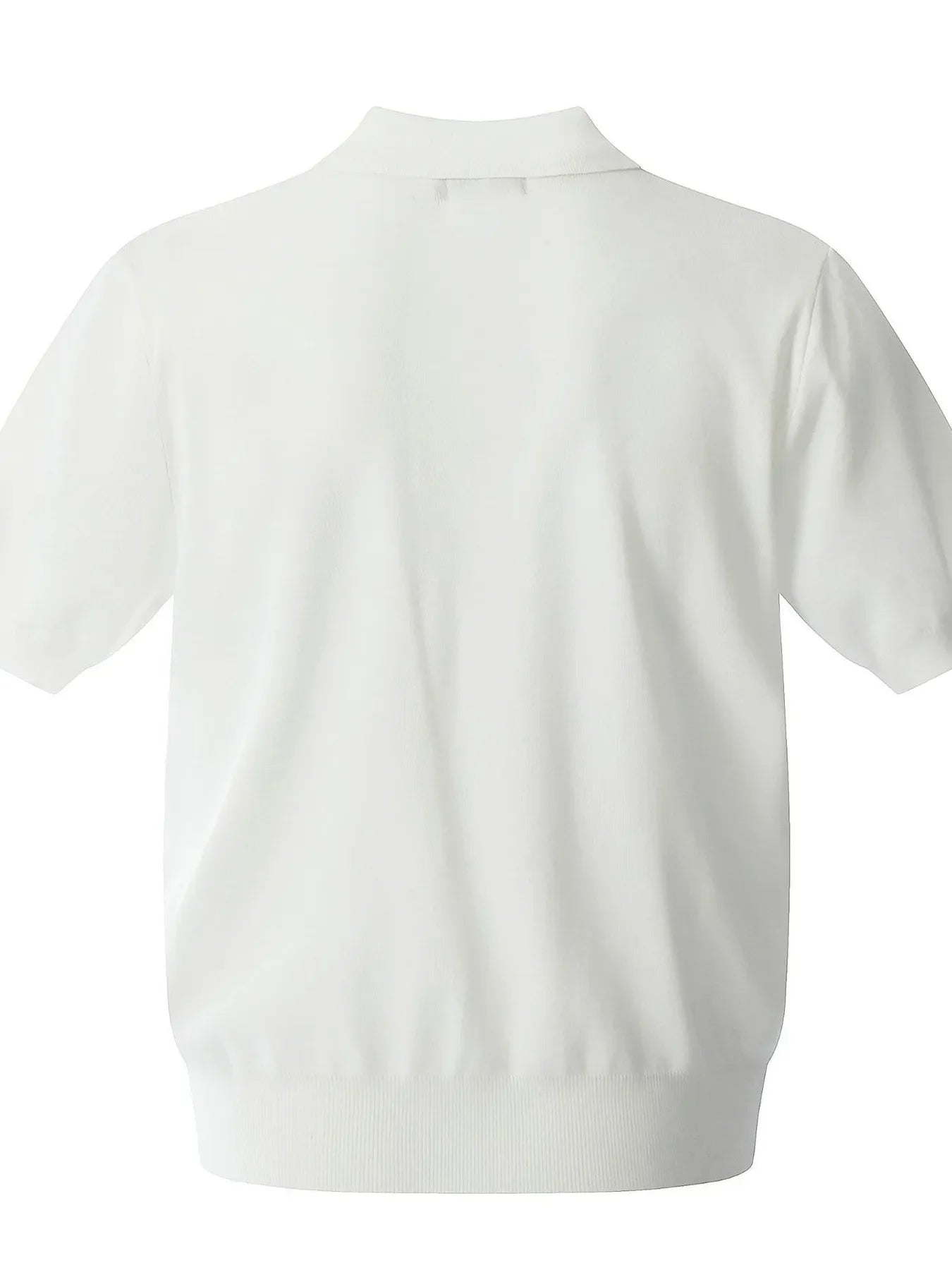 Button Detail Short Sleeve Knit Polo