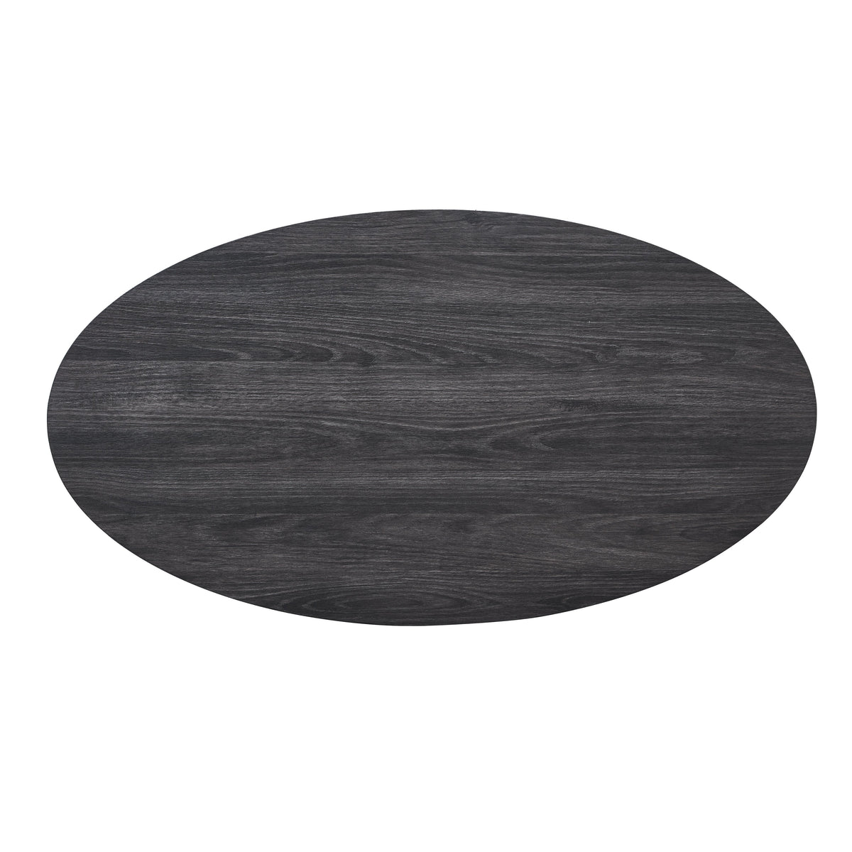 Anze Contemporary Oval Wood Shelf 3-Piece Coffee Table Set