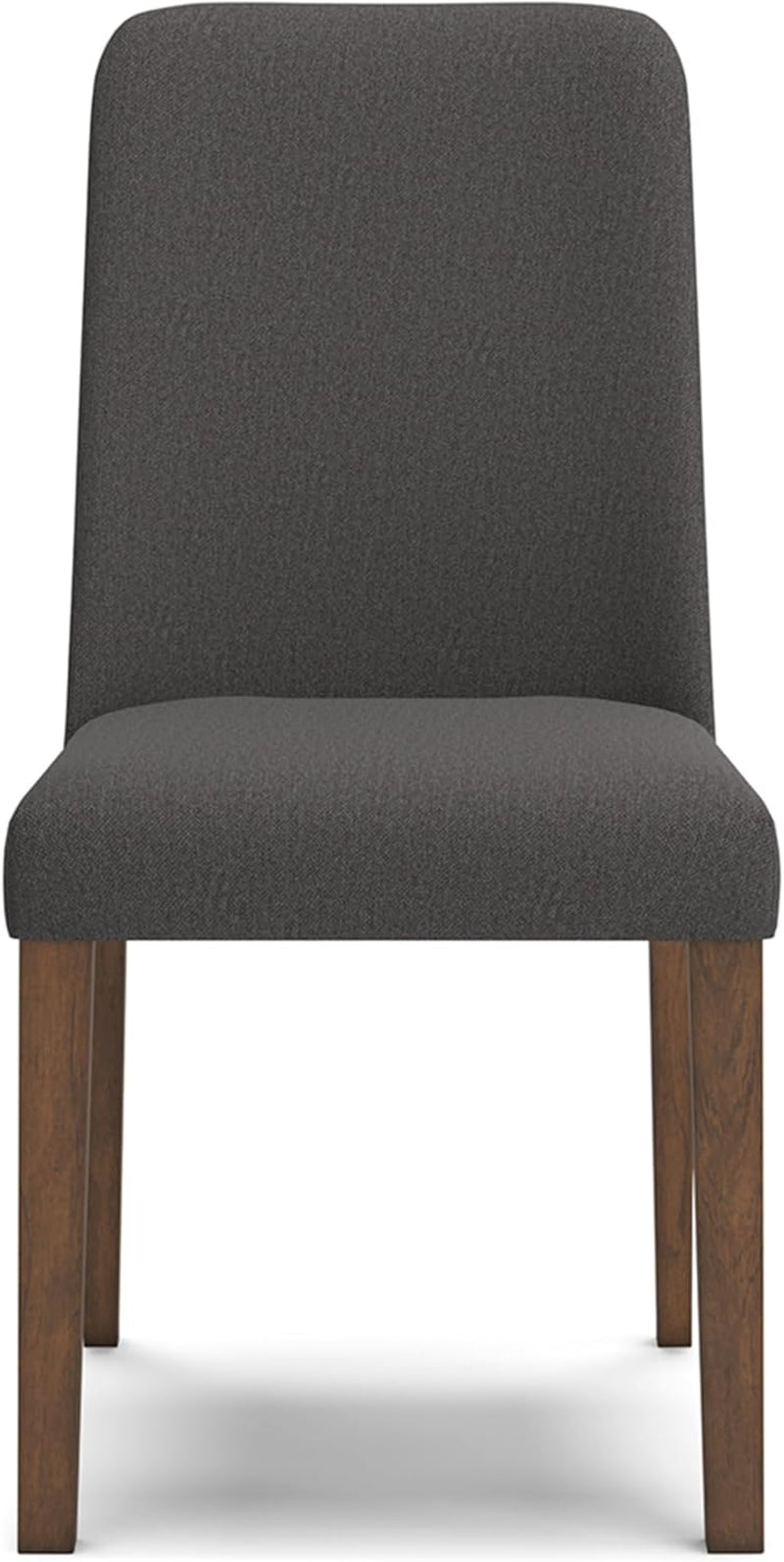 Upholstered Dining Chair, Foam Cushion, Dark Gray Set Of 2
