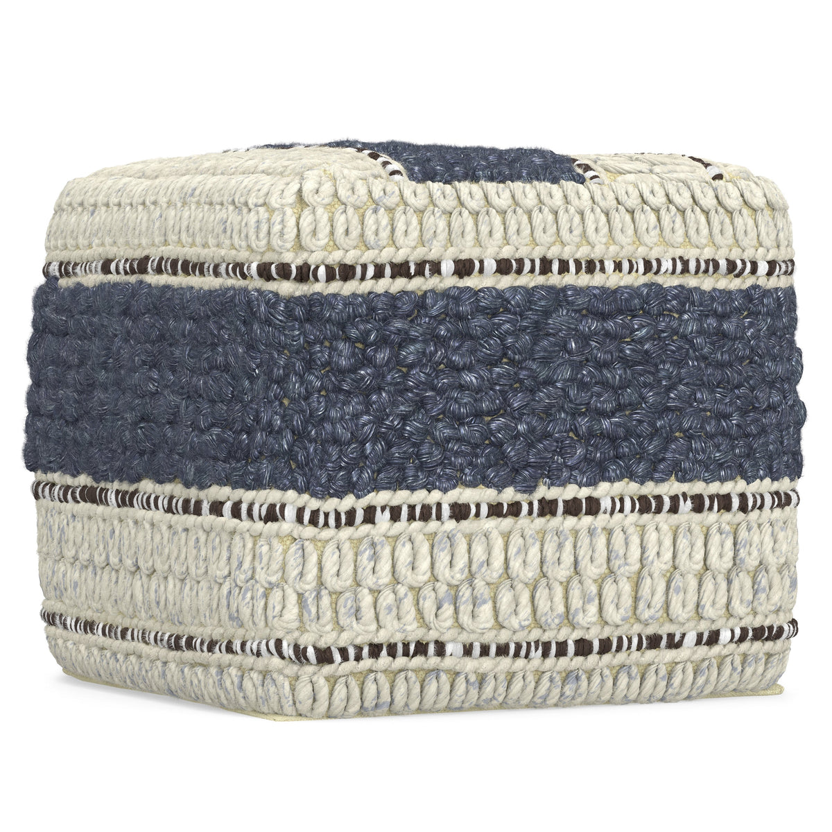 Grady 18 Inch Wide Square Pouf