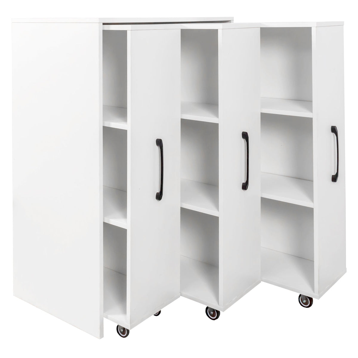 Bookcase with Three Pulled Out Doors