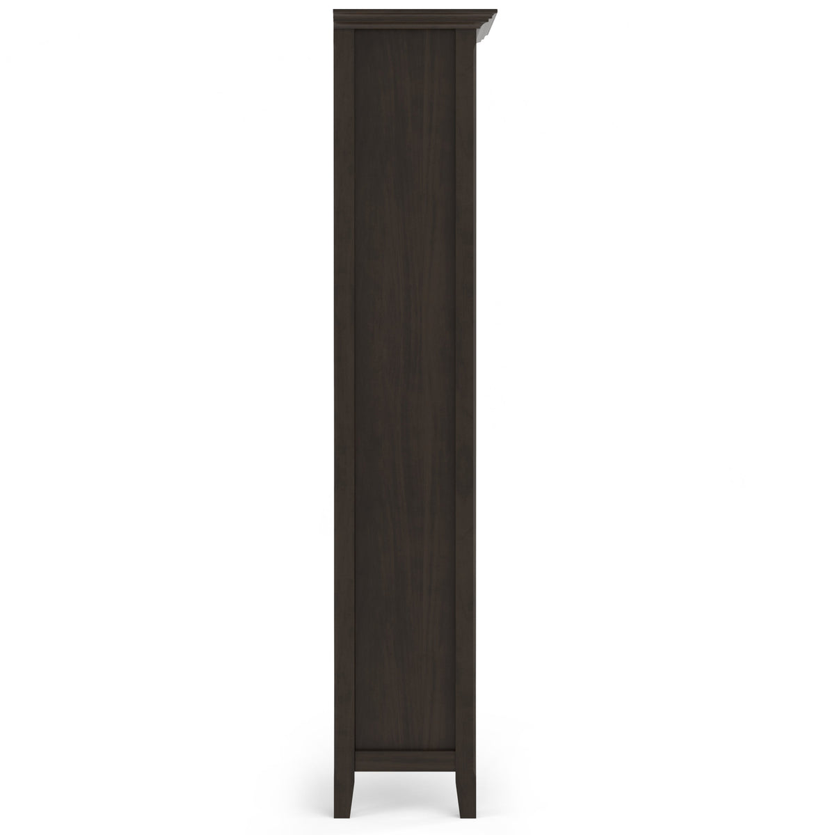 Amherst 36 Inch Solid Wood 5 Shelf Bookcase in Hickory