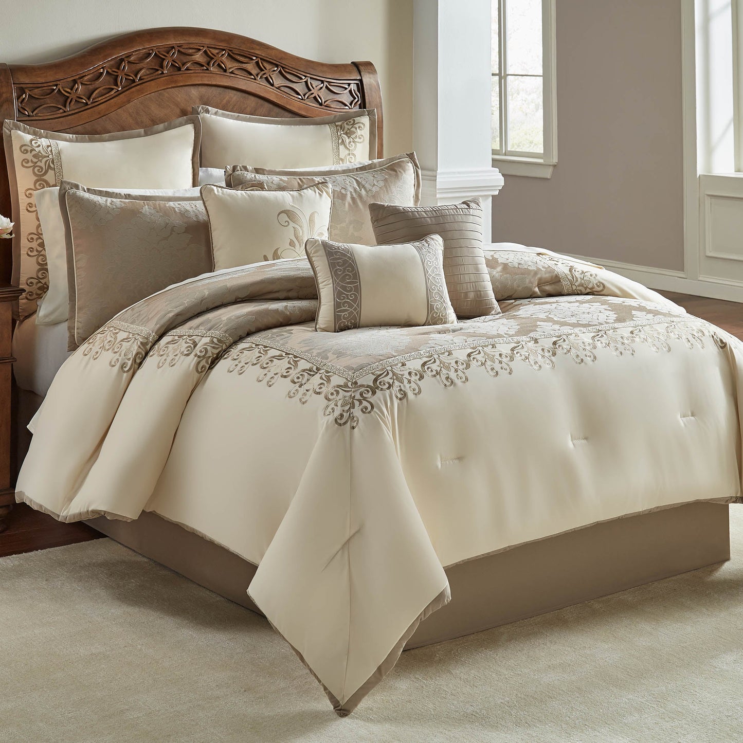 Hillcrest 10 Pc King Comforter Set
