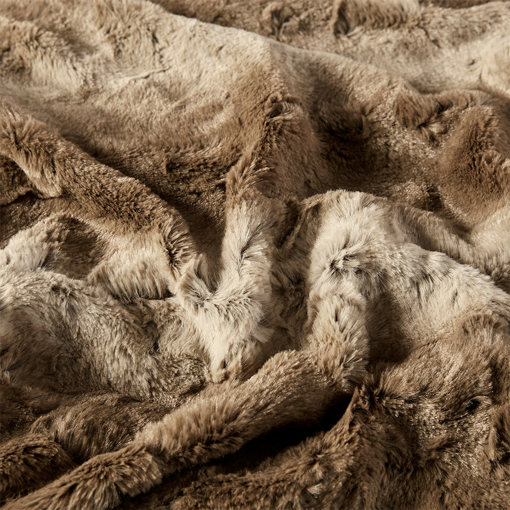Oversized Faux Fur Throw