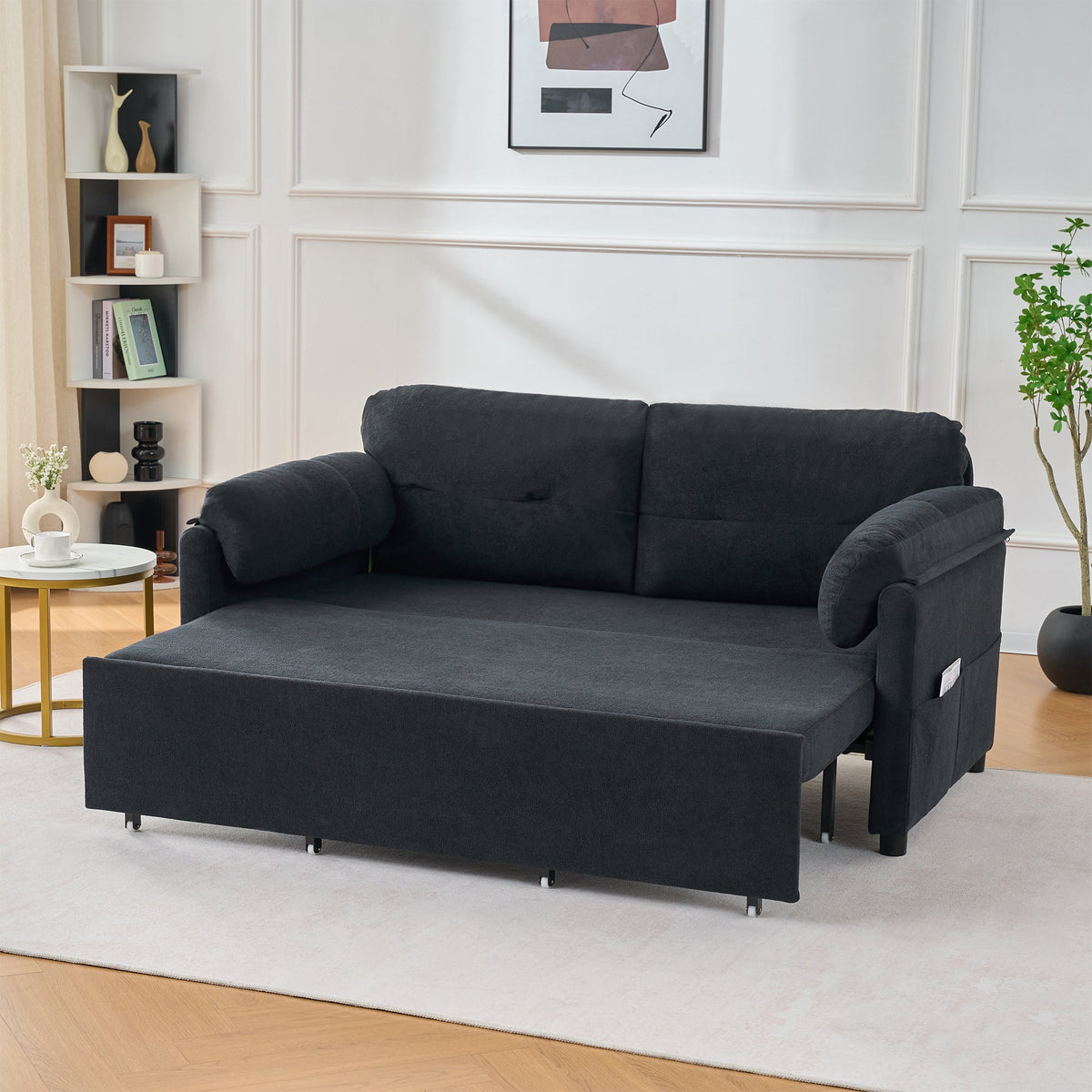 Convertible Pull Out Sofa Bed Queen Size