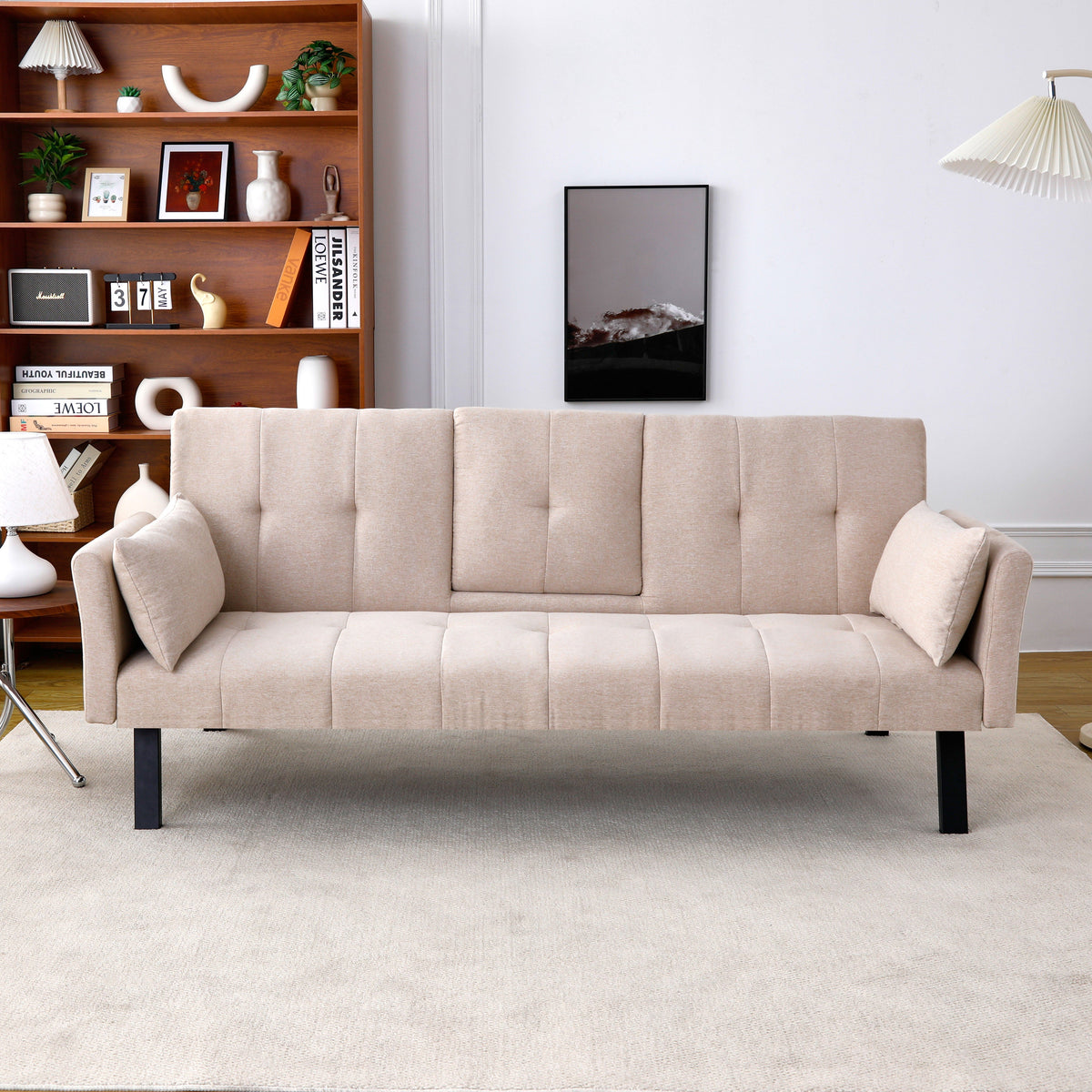 70-Inch Multi-Functional Cotton Sofa Bed