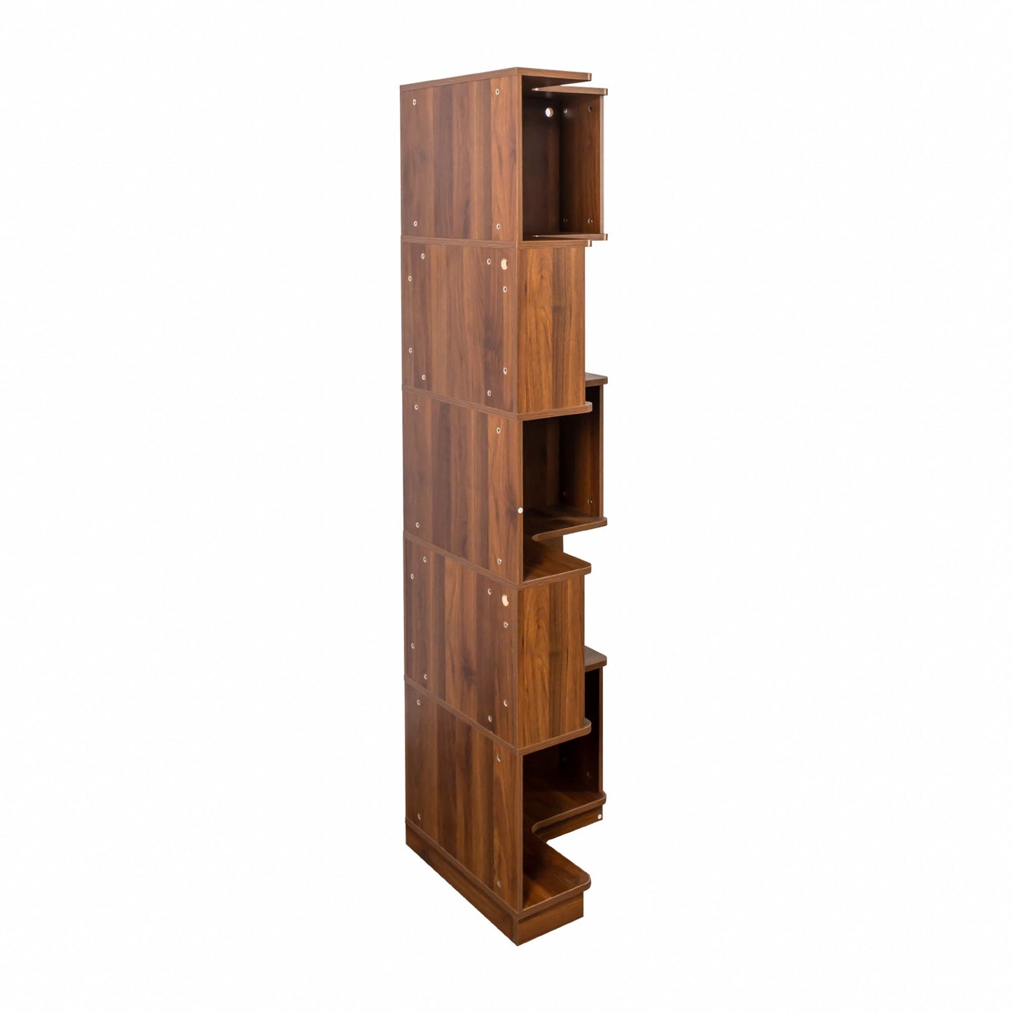 Corner Book Shelf - 5 Tier Corner Bookshelf