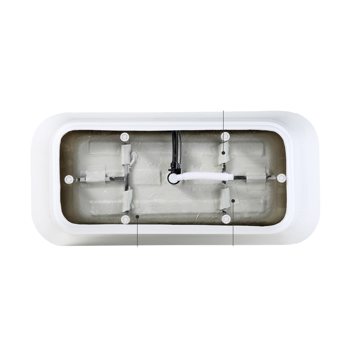 67" Acrylic Freestanding Bathtub