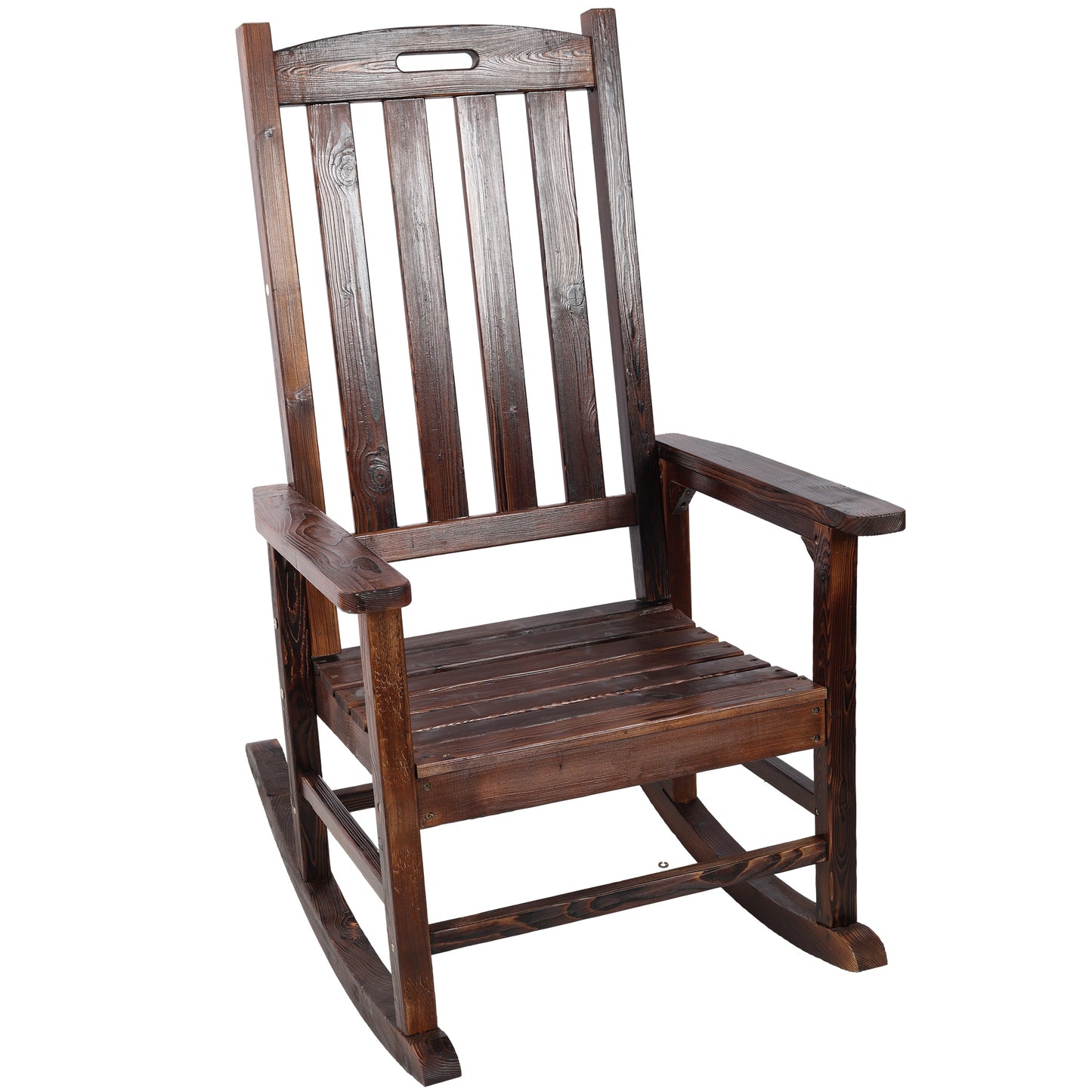 Wooden Oversized Porch Rocker Chair