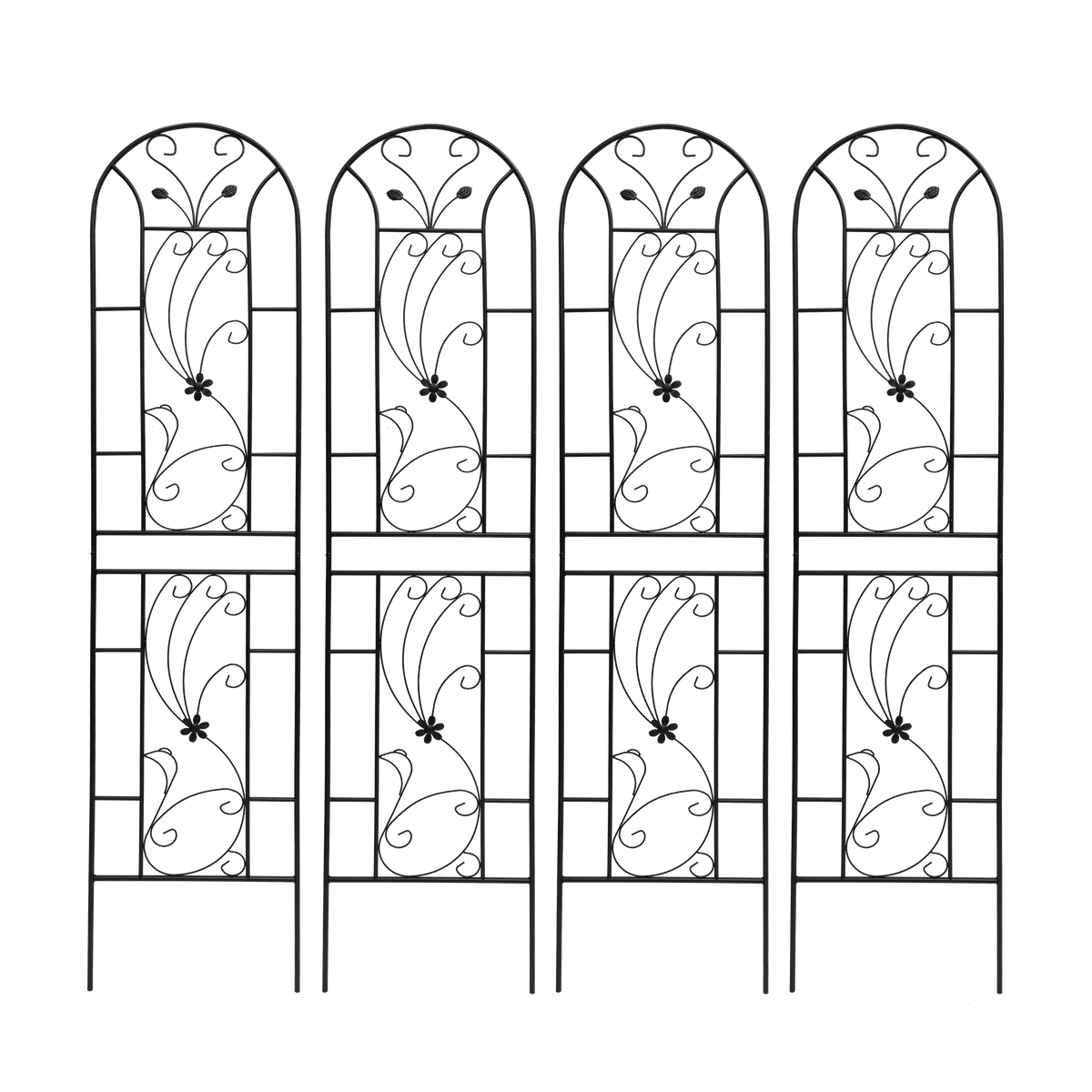 2 Pack Metal Garden Trellis