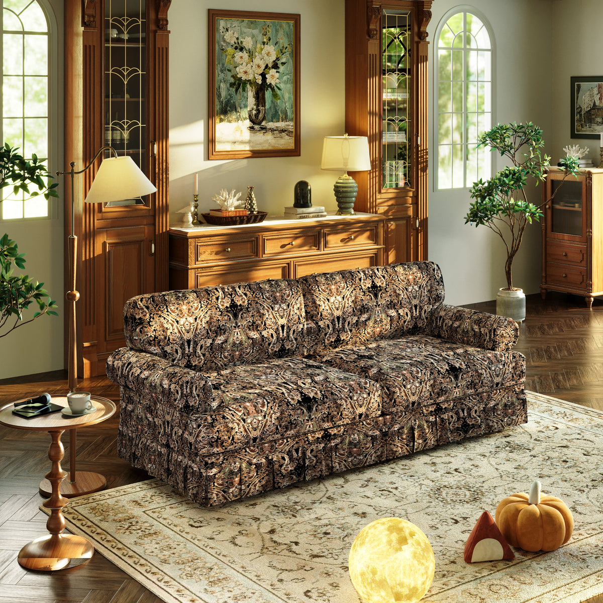 74" Luxurious 3-Seater Cloud Couch