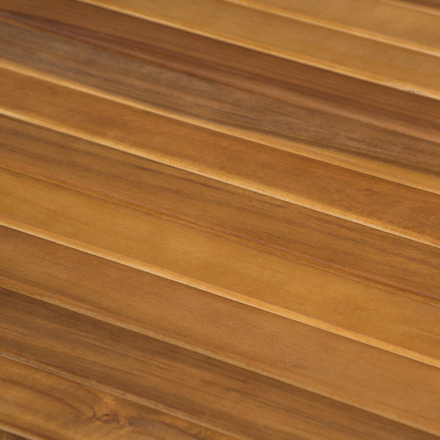 Outdoor Dining Table with Acacia Wood Frame, Teak