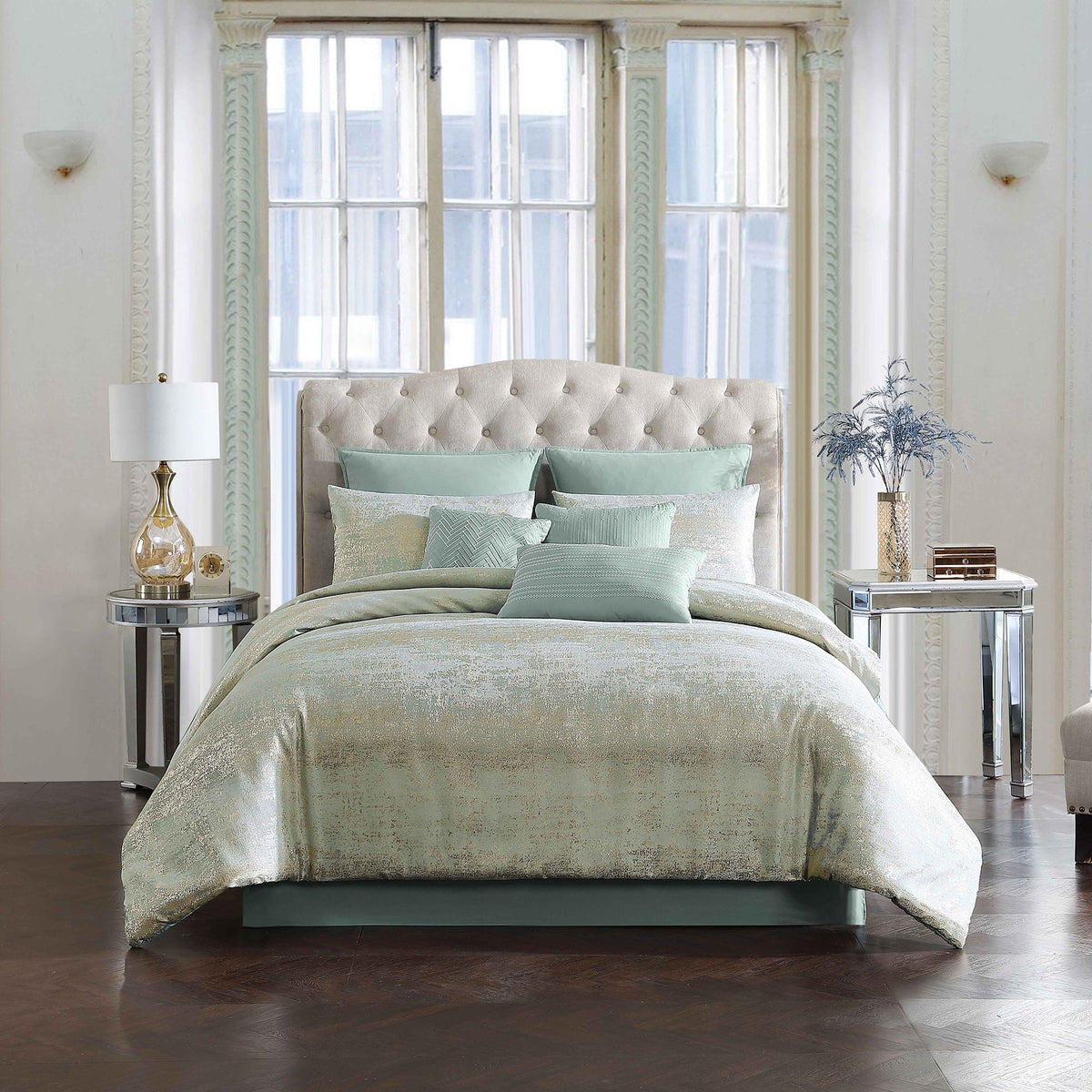 Vesta 9 Pc Queen Comforter Set