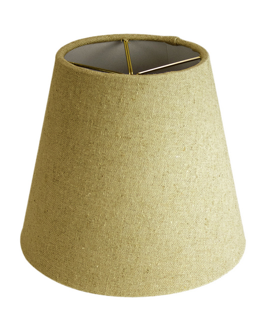 5x8x7 Empire Sand Linen Edison Clip Lampshade