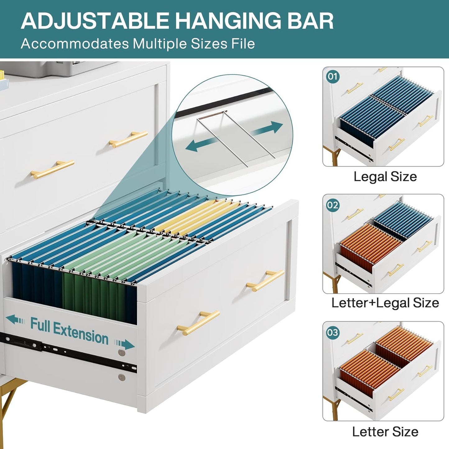 31.49-Inches Modern Lateral File Cabinet