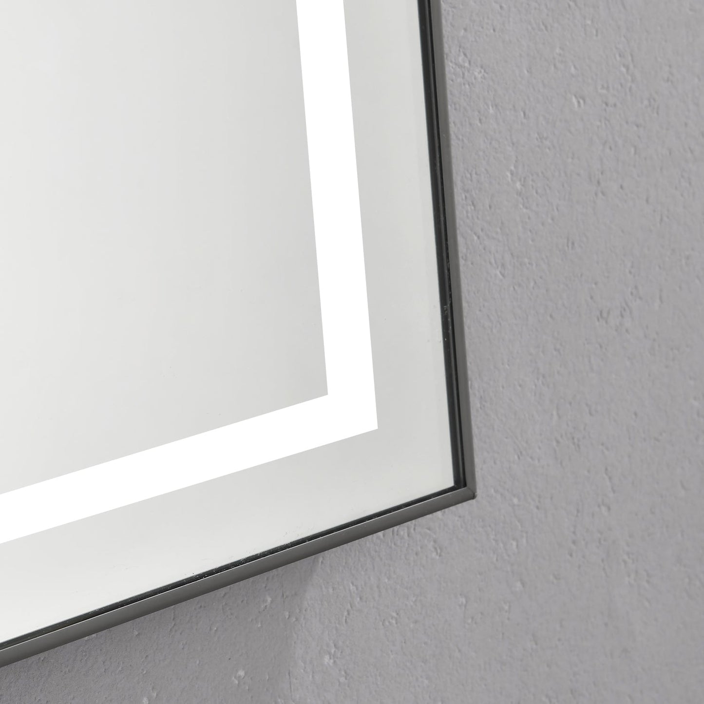 40 x 24 Inch LED Bathroom Mirror with Front and Backlight