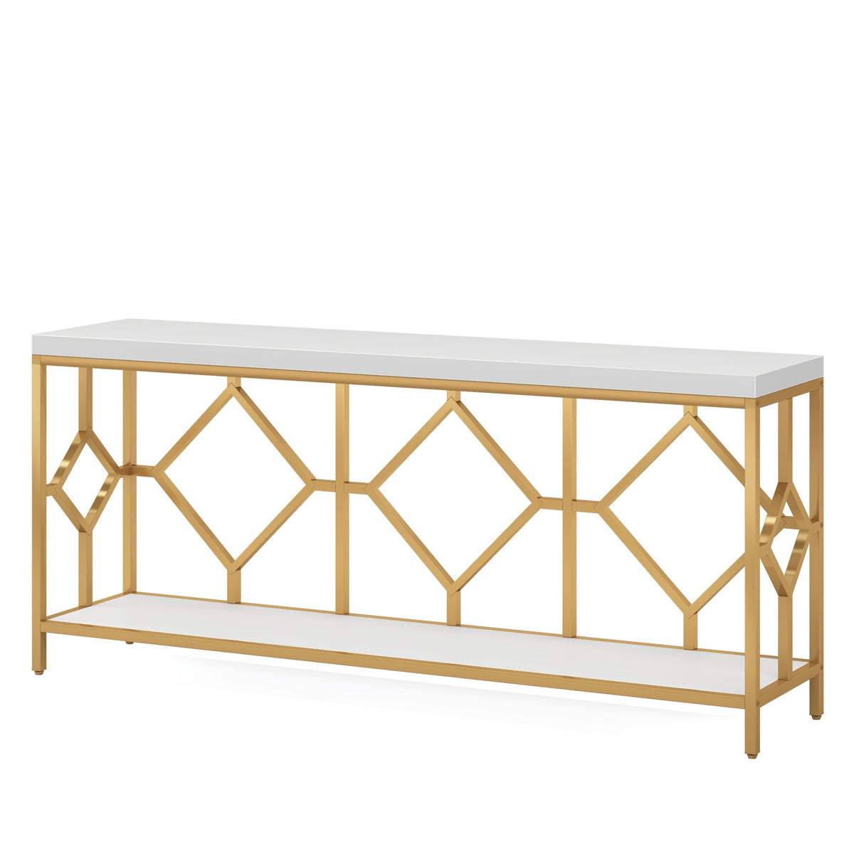 70.9" Extra Long Sofa Table - Industrial Style