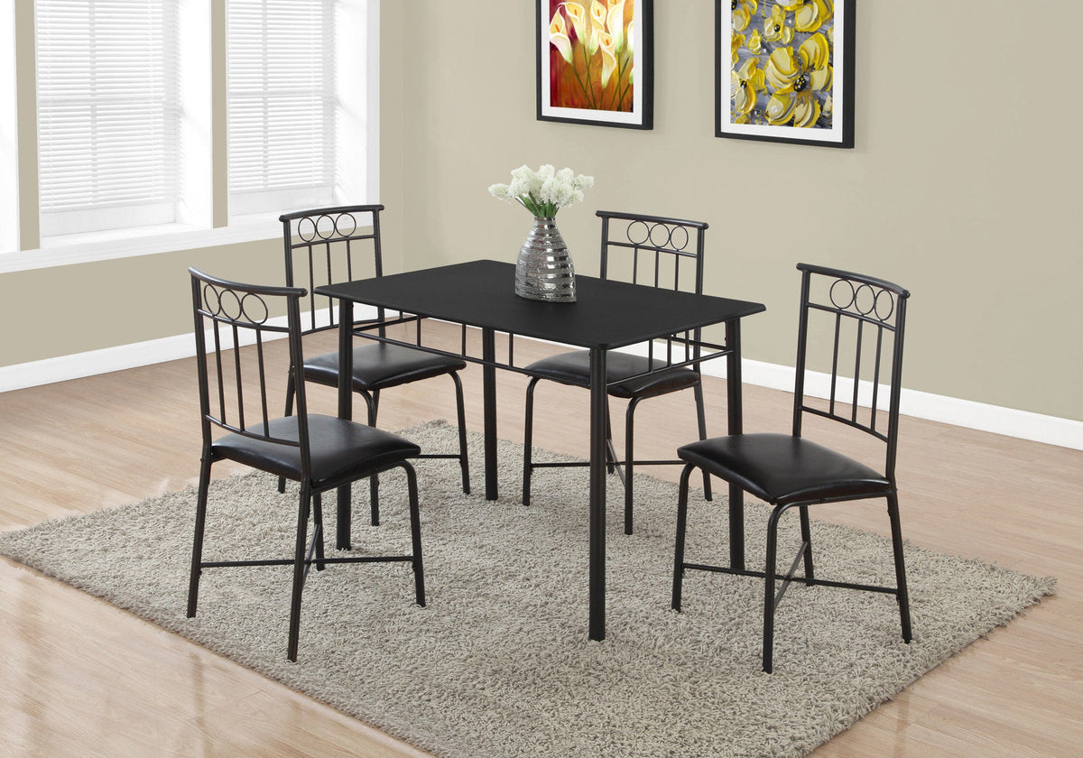 Contemporary 5-Piece Dining Table Set