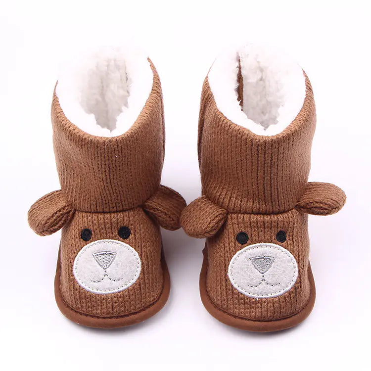 Baby Knitted Fleece Shoes