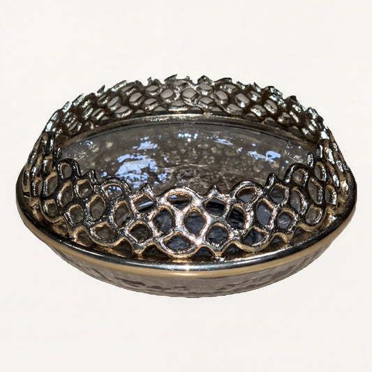 Soap Dish – Elegant Modern Brass and Glass Bathroom Accessory | Rust Resistant