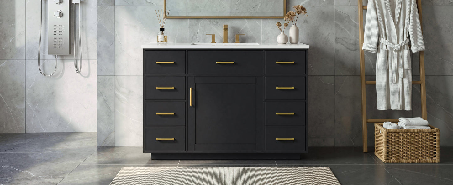 48'' Bathroom Vanity with Sink Top