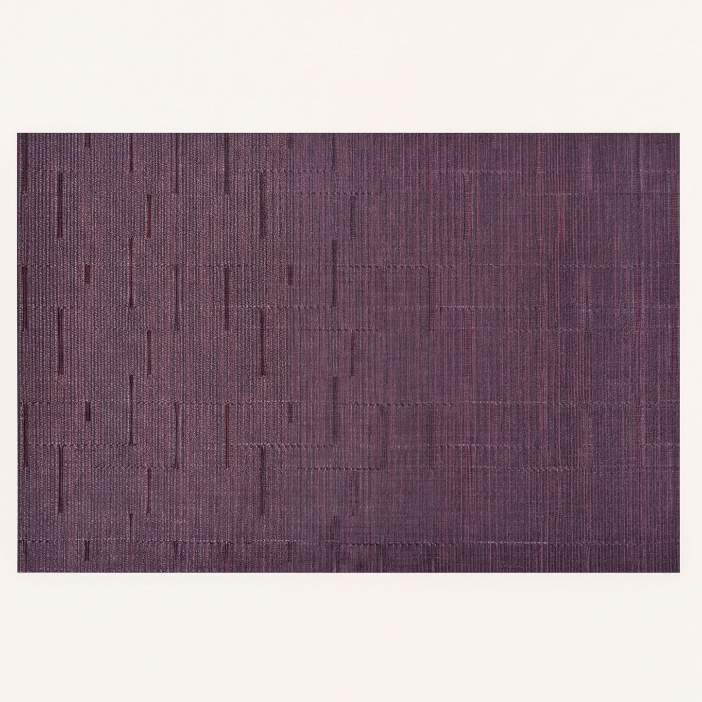PVC Placemats – Burgundy Dining Table Mats | Non Slip, Heat Resistant, Easy Clean