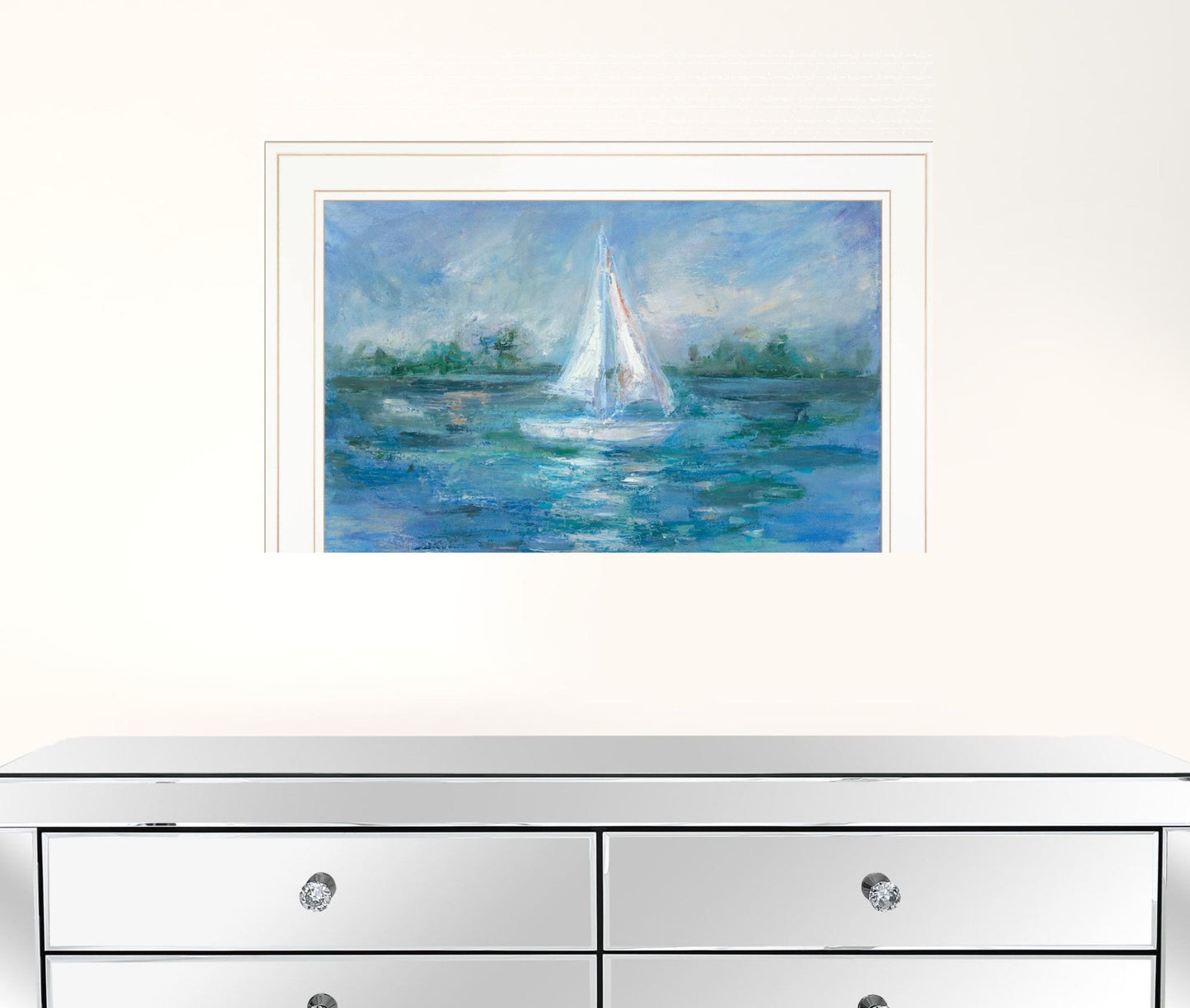 A Day In the Life 2 White Framed Print Wall Art