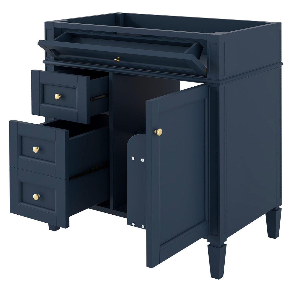 30" Bathroom Vanity Without Top Sink