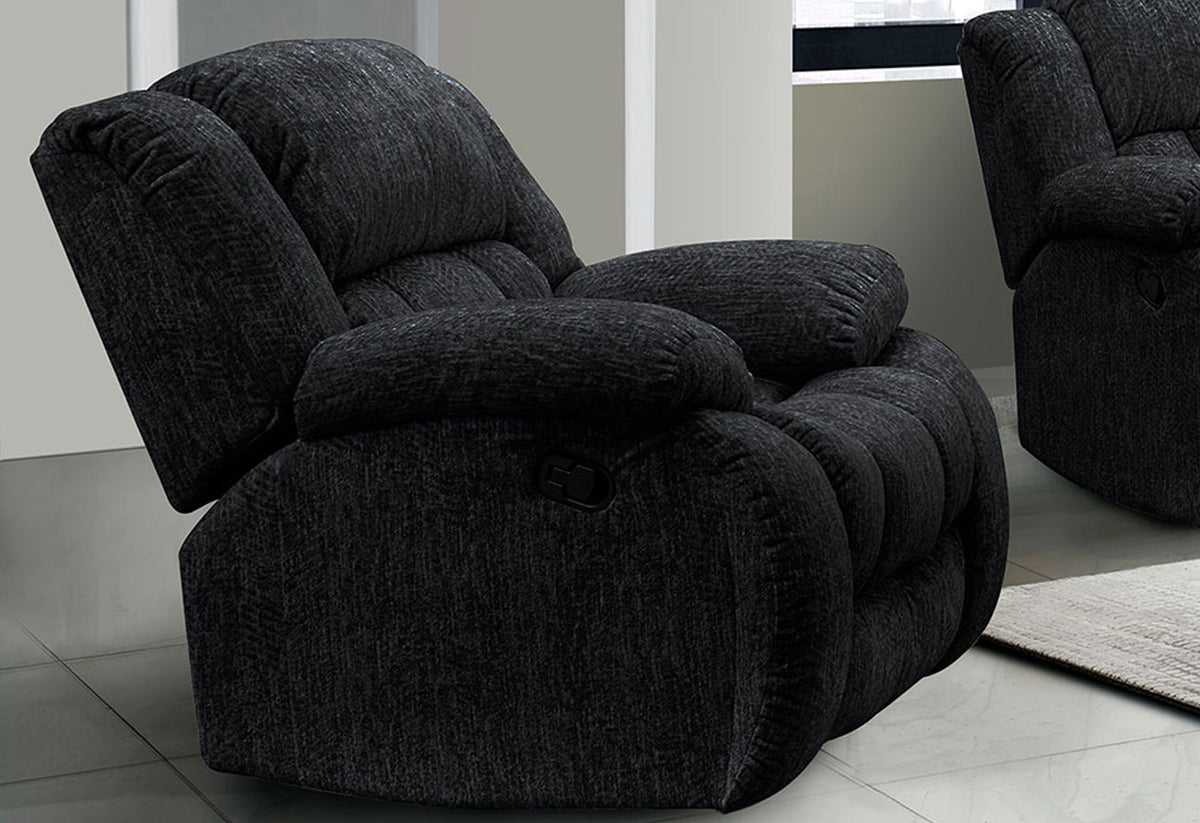 Stonic Ebony Glider Recliner