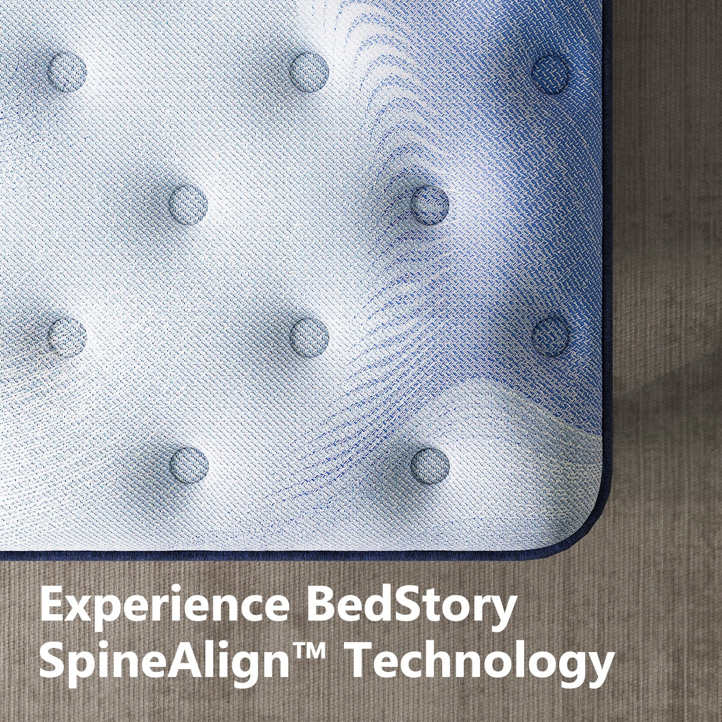 Bedstory Spine Align Pro 14" King Firm Pressure Relieving Cooling Hybrid Mattress