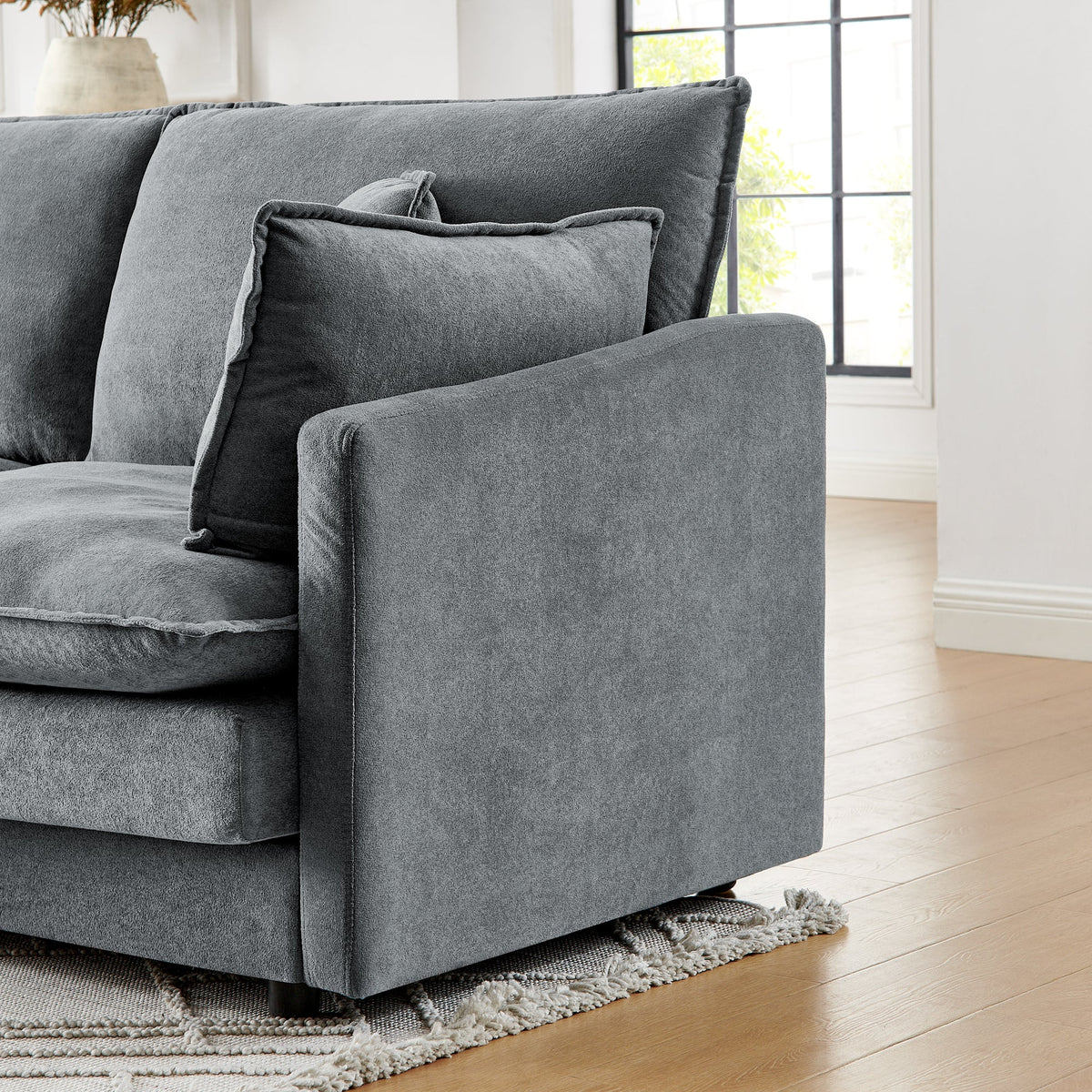 Modern Home Living Room L-Shaped Sectional Sofa