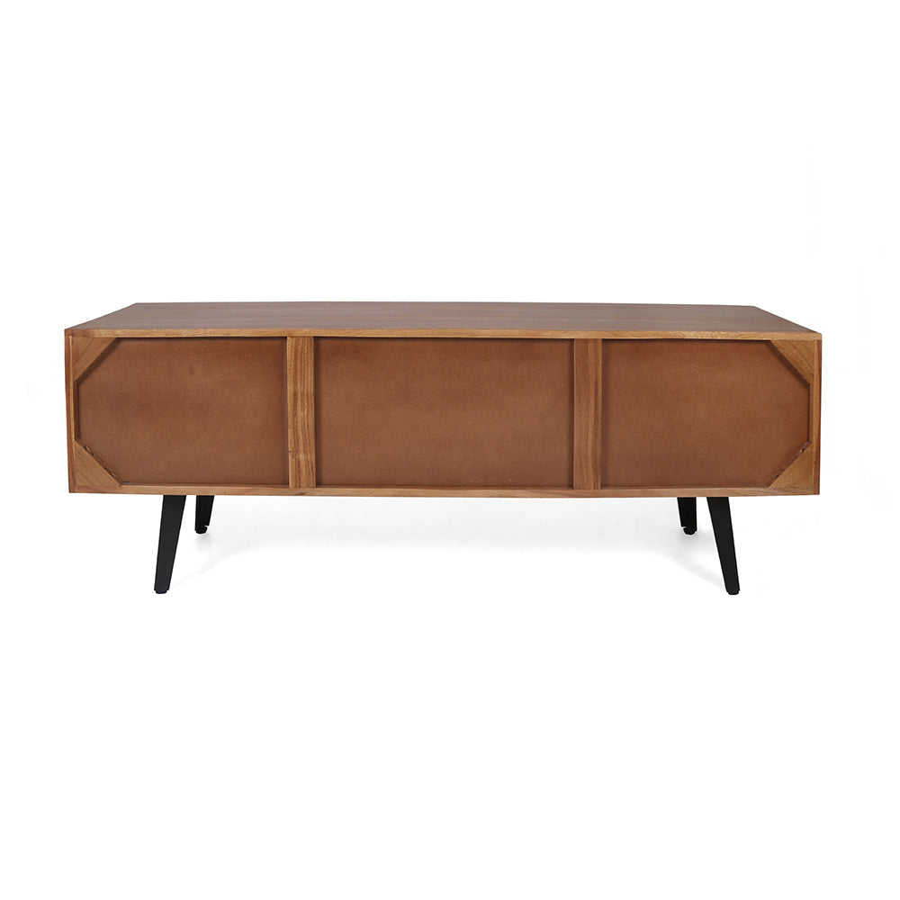 58x14x17.5' Asther Acacia Wood TV Cabinet