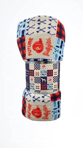 Decor&More American Pride Collection Microplush Throw Blanket (50" x 60")