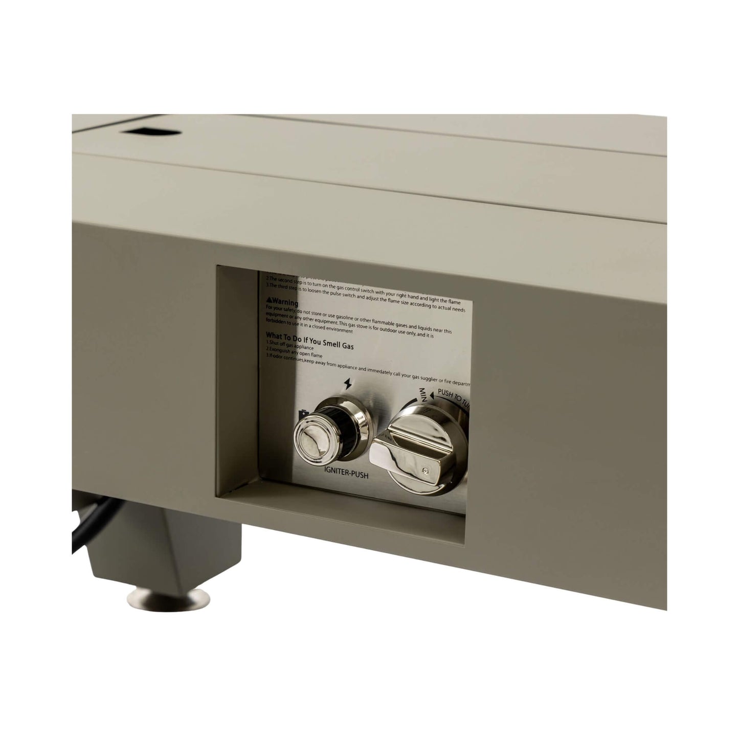 42" 50K BTU Iron Liquid Propane Fire Pit Table With Glass Stones (SAK63845)