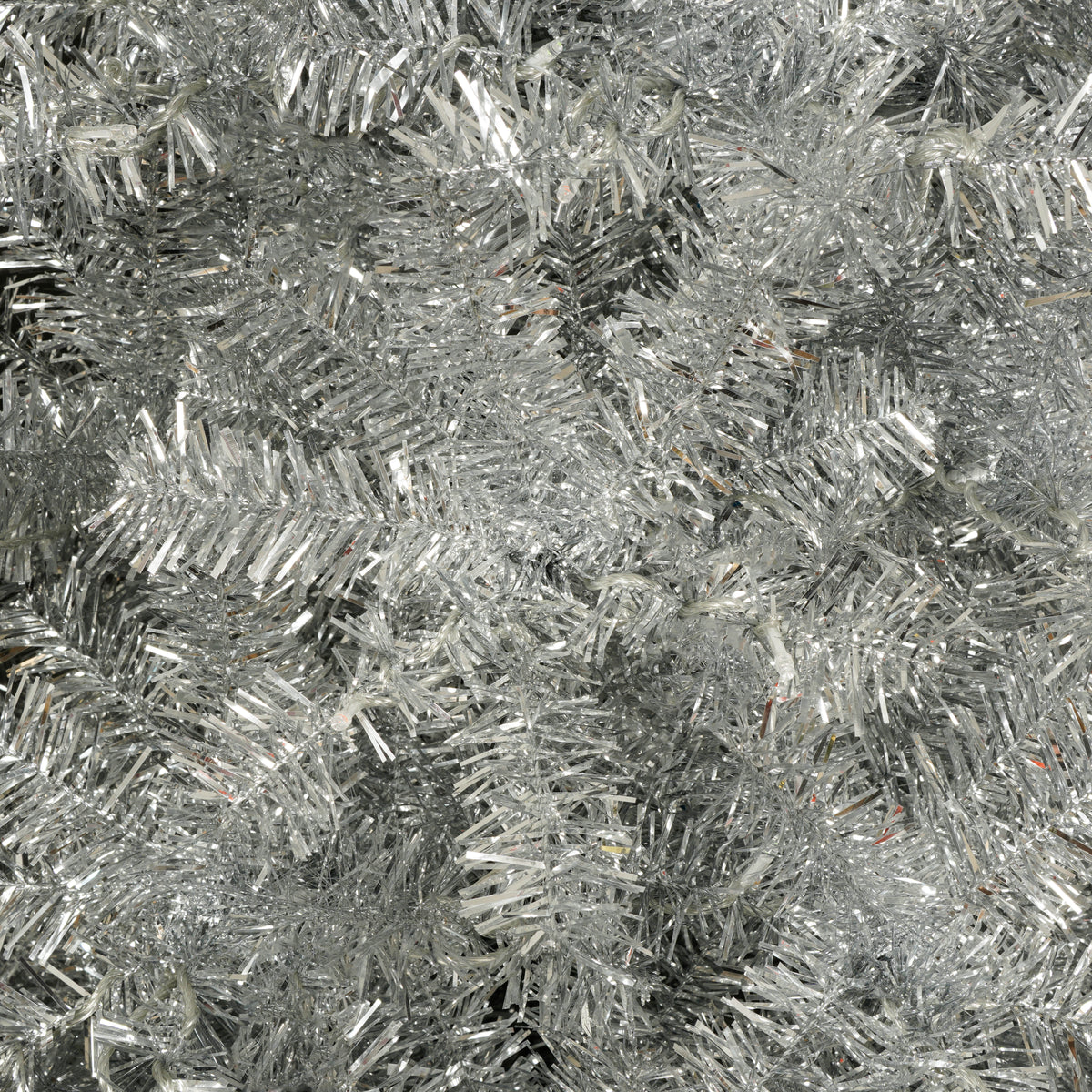 6FT Silver Pre-Lit Artificial Christmas Tree