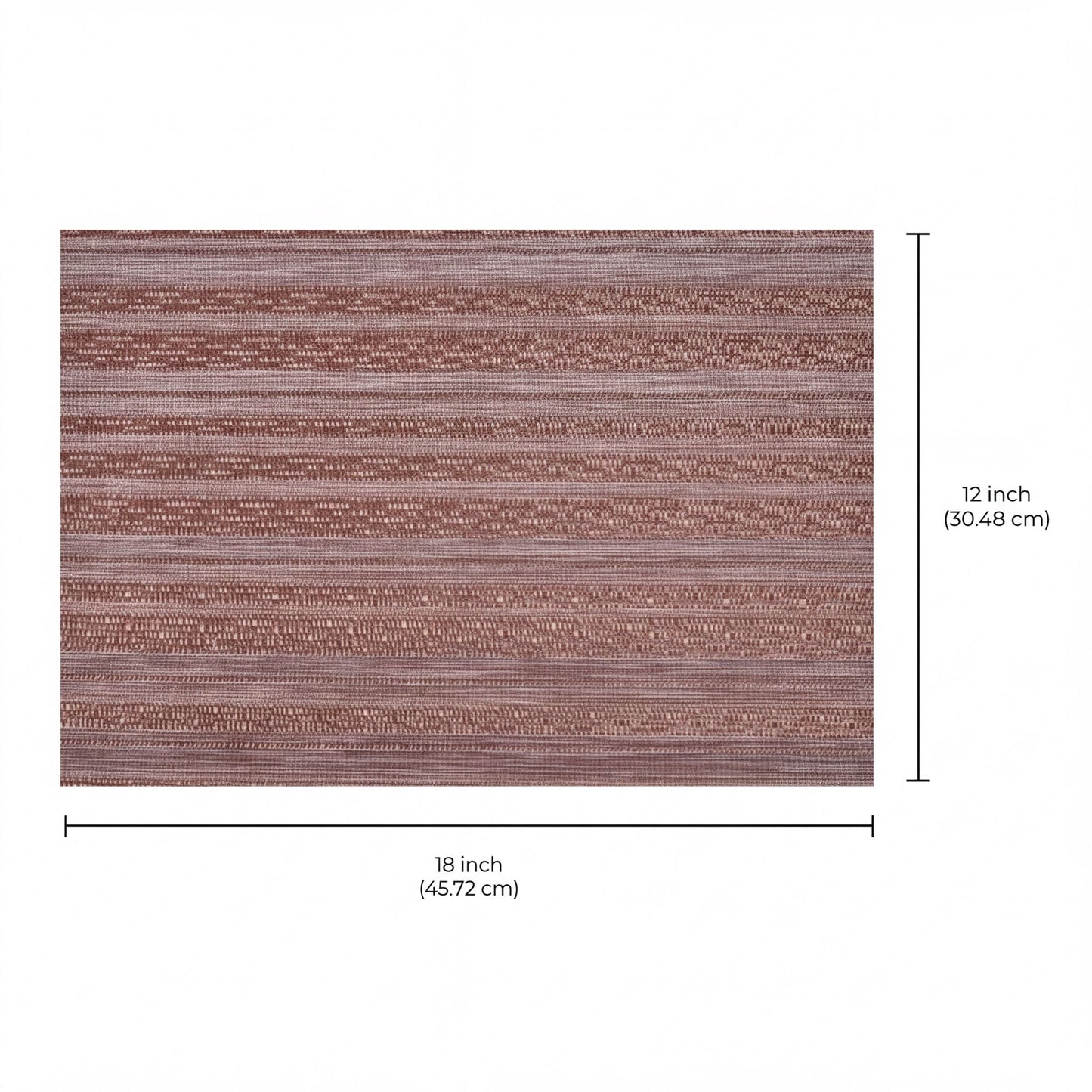 PVC Placemats – Brown Dining Table Mats | Non Slip, Heat Resistant & Waterproof